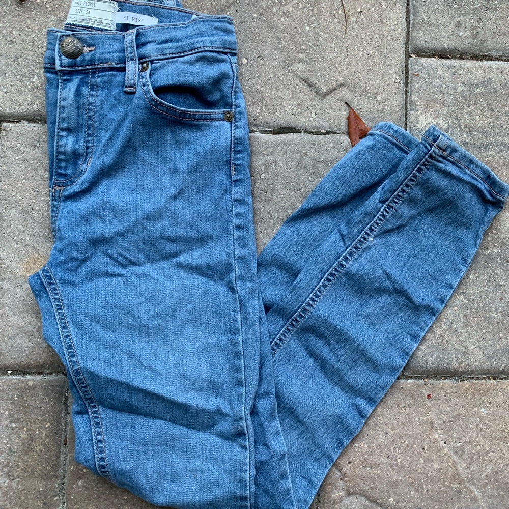 Free People Roller Crop Jeans